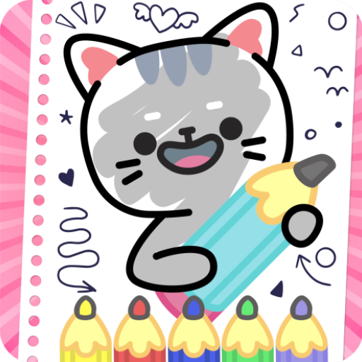 Coloring and drawing for kids icon